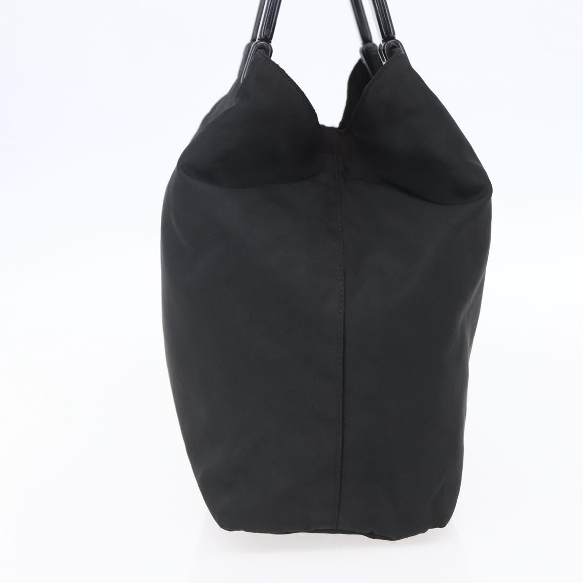 Prada Vintage Tessuto Black Nylon Handbag (Pre-Owned)