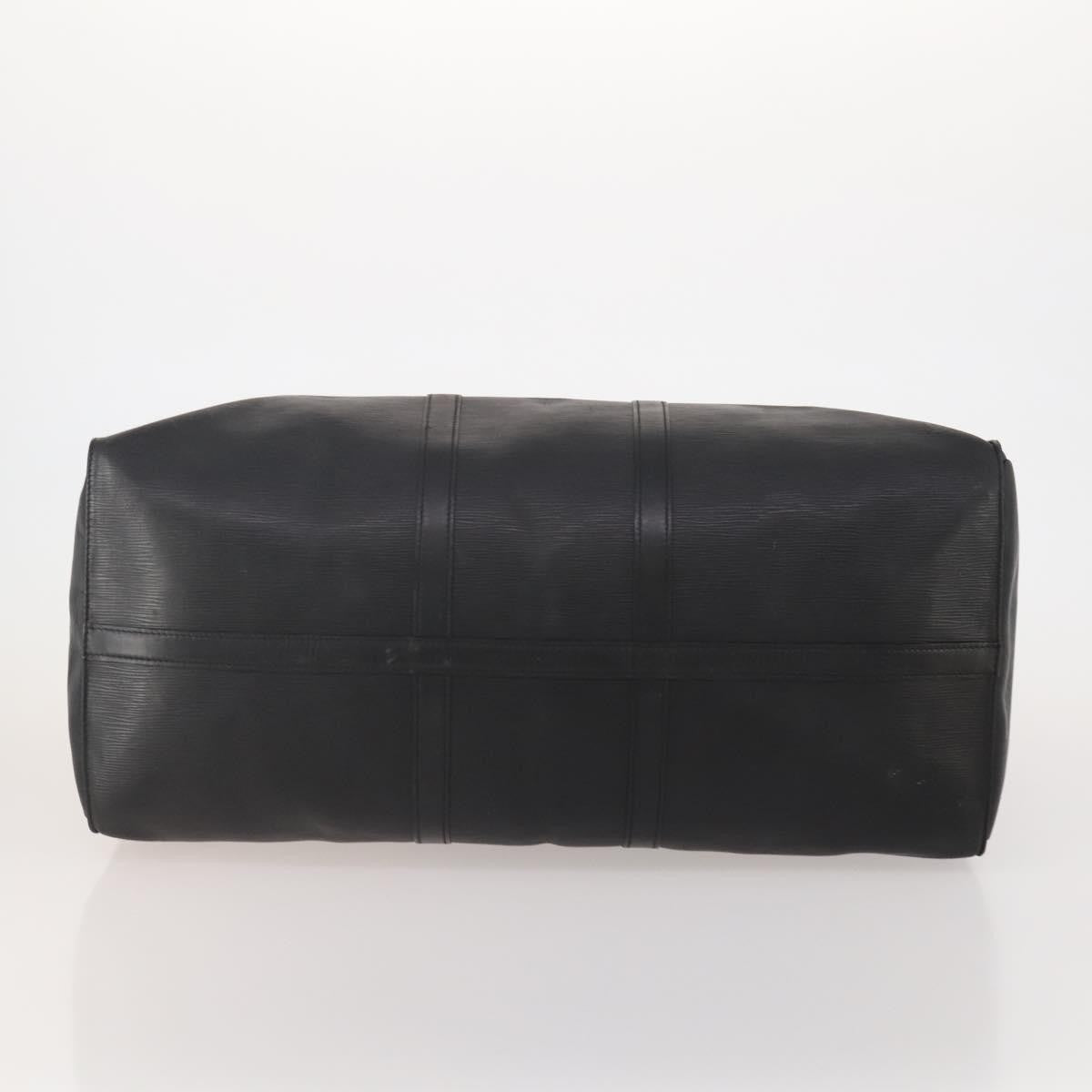 Louis Vuitton Keepall Epi Black Leather Travel Bag Bag (Pre-Owned)