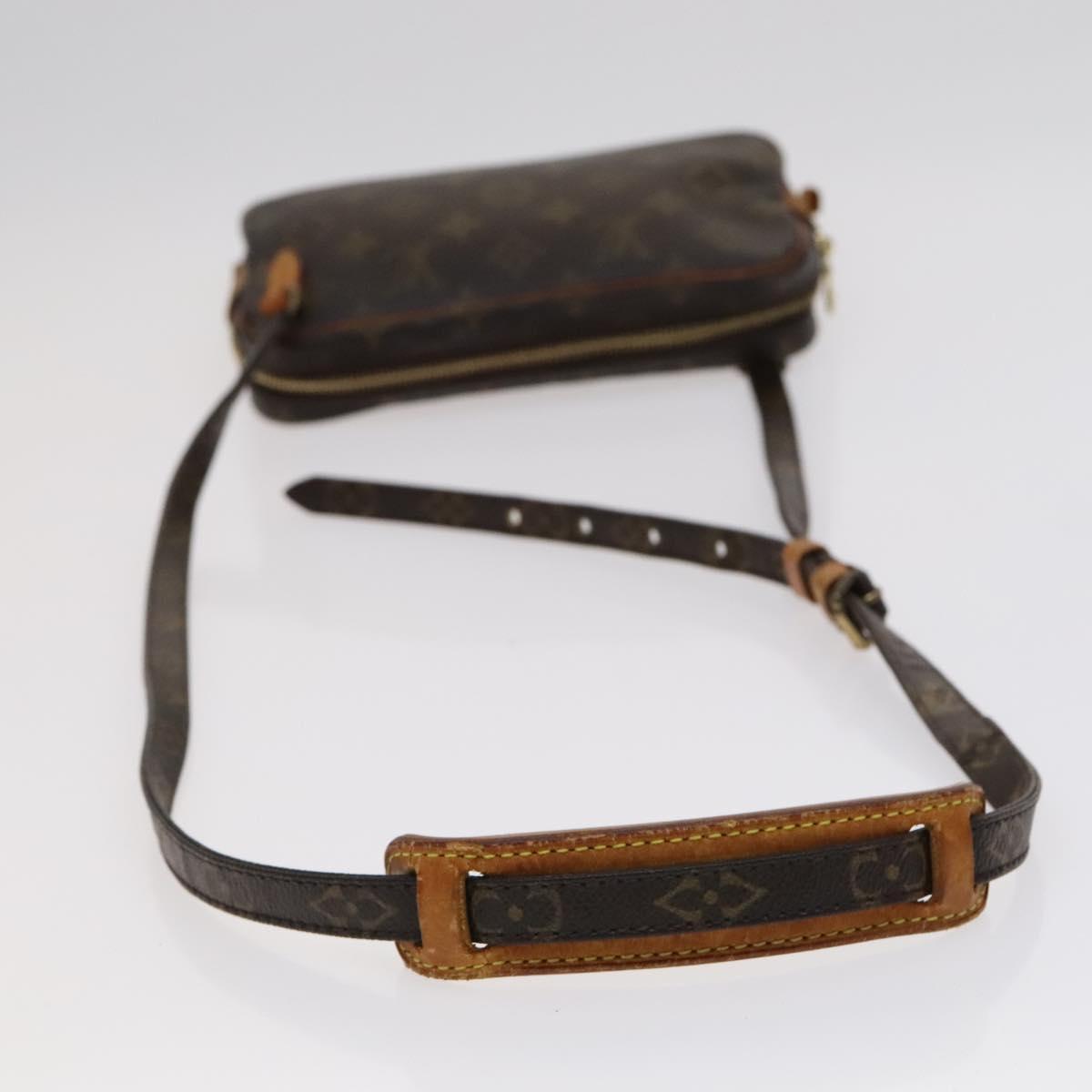 Louis Vuitton Marly Brown Canvas Shoulder Bag (Pre-Owned)