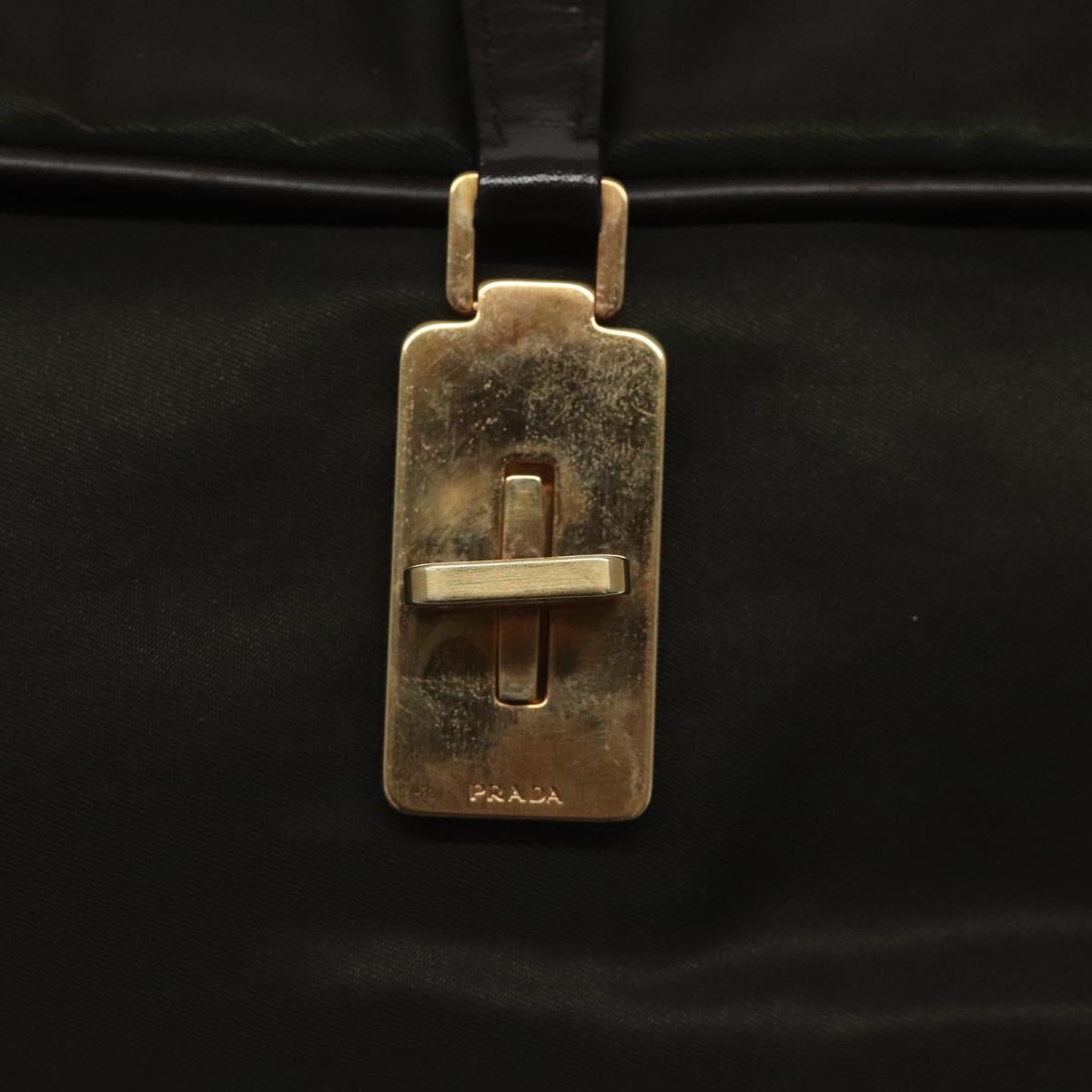 Prada Re-Nylon Green Synthetic Handbag (Pre-Owned)