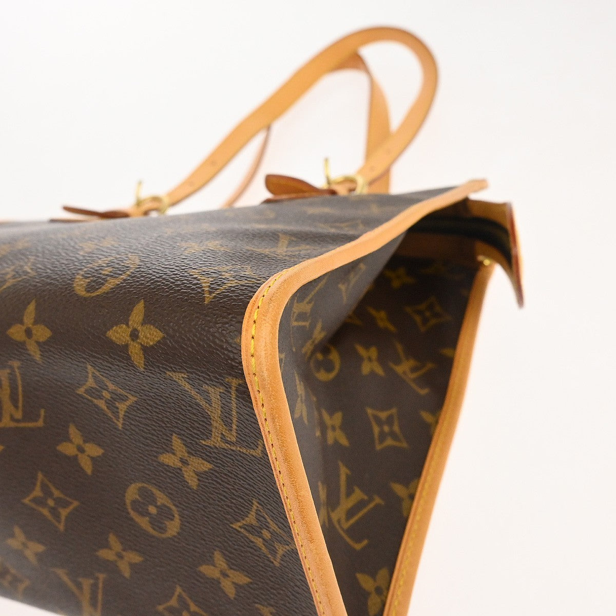 Louis Vuitton Popincourt Tote Monogram Canvas Brown Canvas Tote Bag Bag (Pre-Owned)