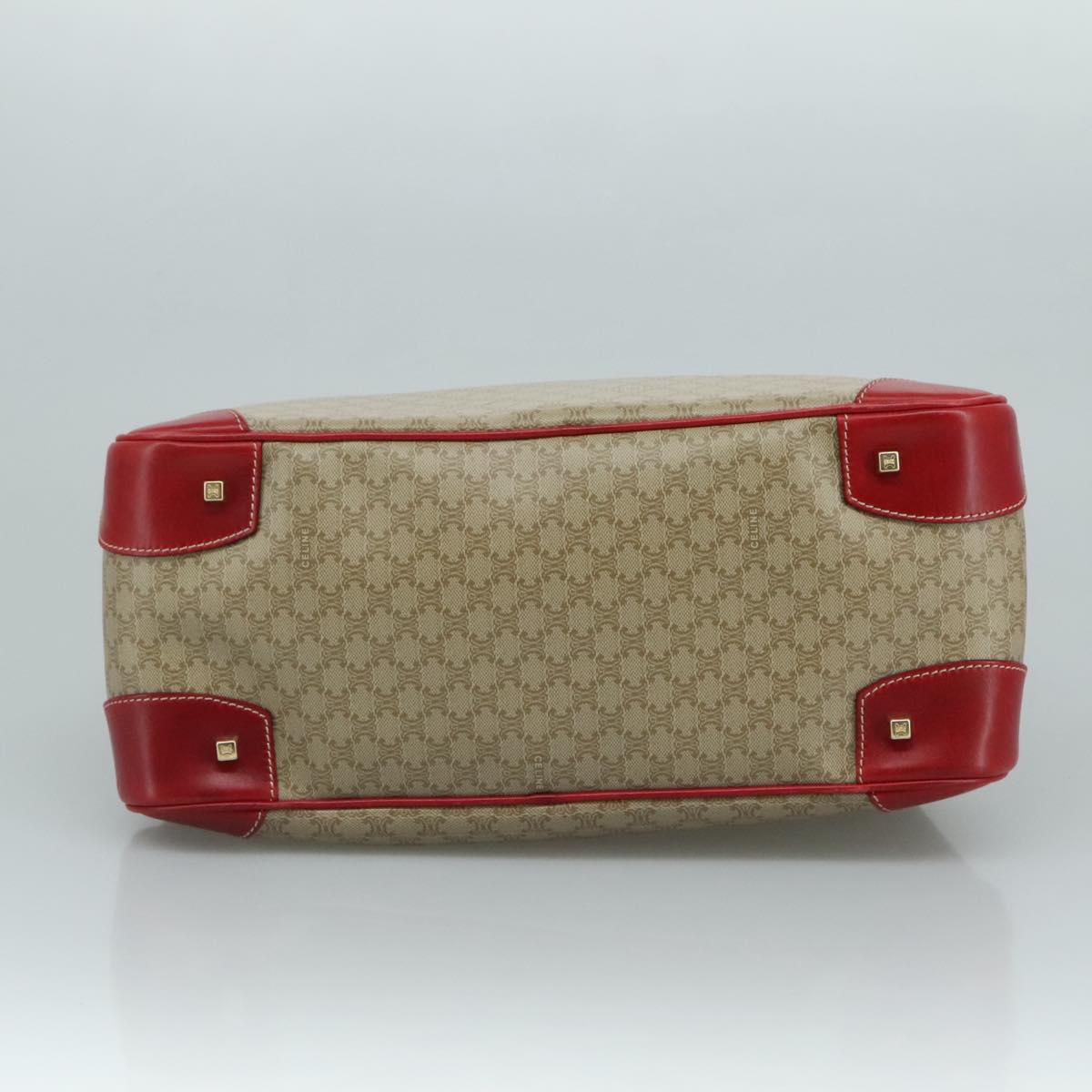 Céline Macadam Beige Canvas Handbag (Pre-Owned)