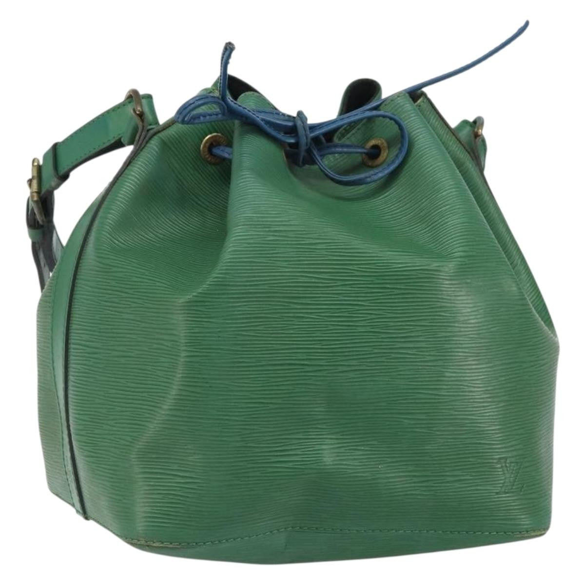 Louis Vuitton Petit Noe Epi Leather Green Leather Shoulder Bag Bag (Pre-Owned)