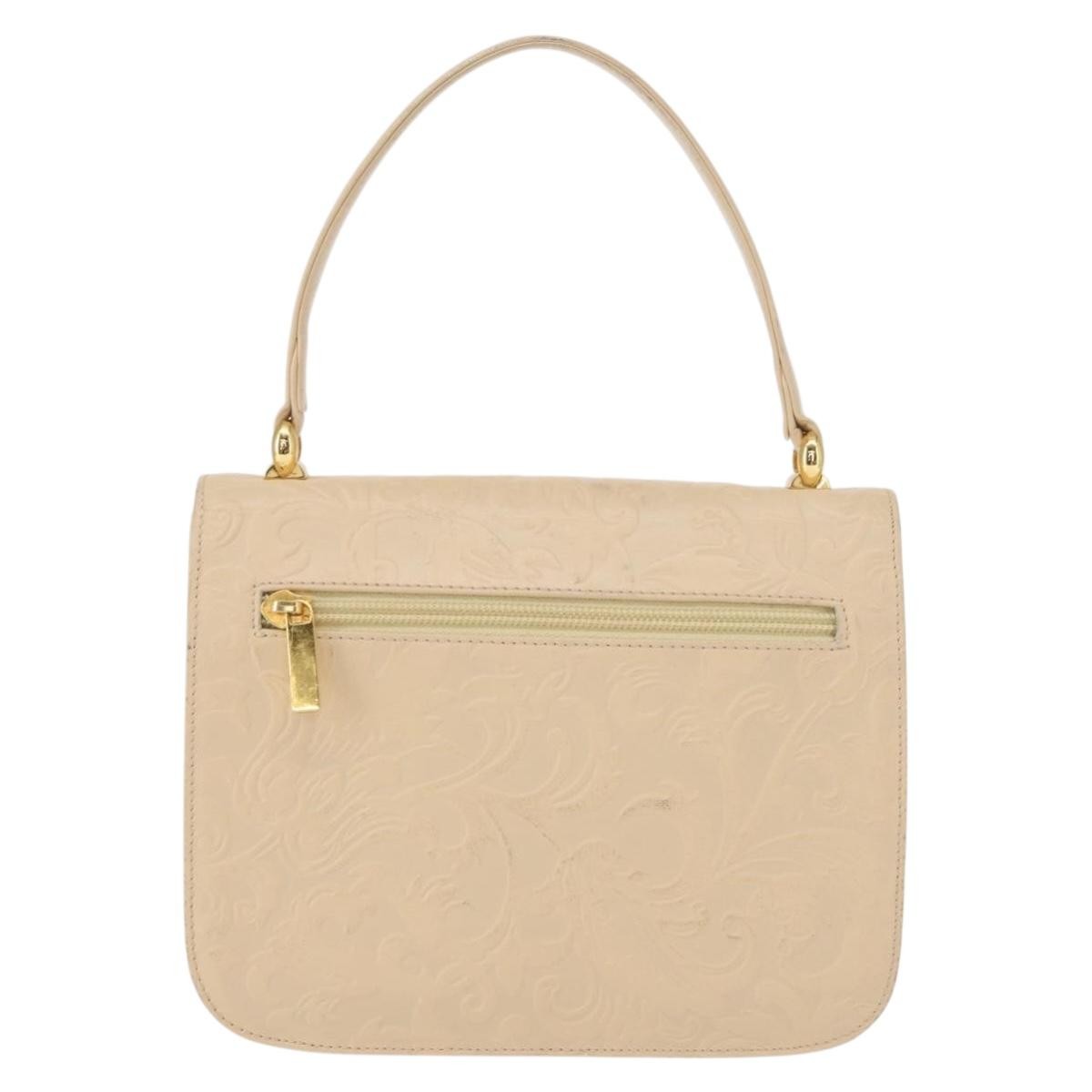 Balenciaga Vintage Leather Beige Leather Handbag (Pre-Owned)