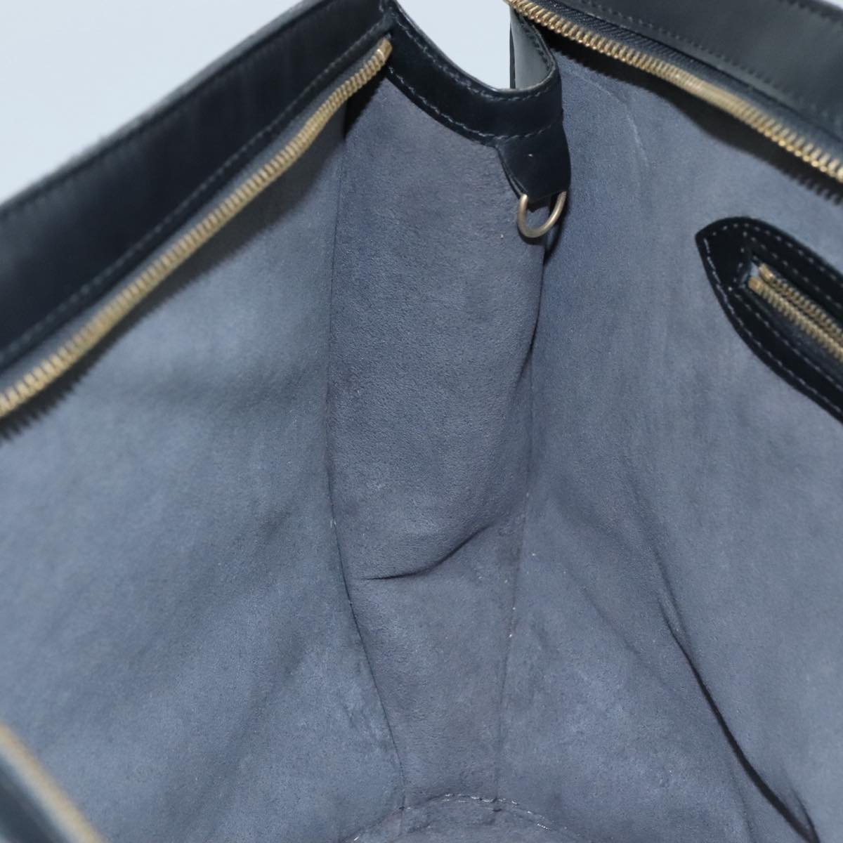Louis Vuitton Saint Jacques Black Leather Shoulder Bag (Pre-Owned)