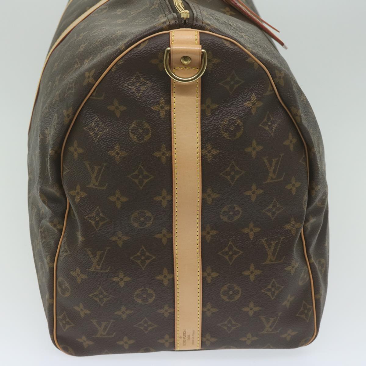 Louis Vuitton Keepall Bandoulière 60 Brown Canvas Shoulder Bag (Pre-Owned)