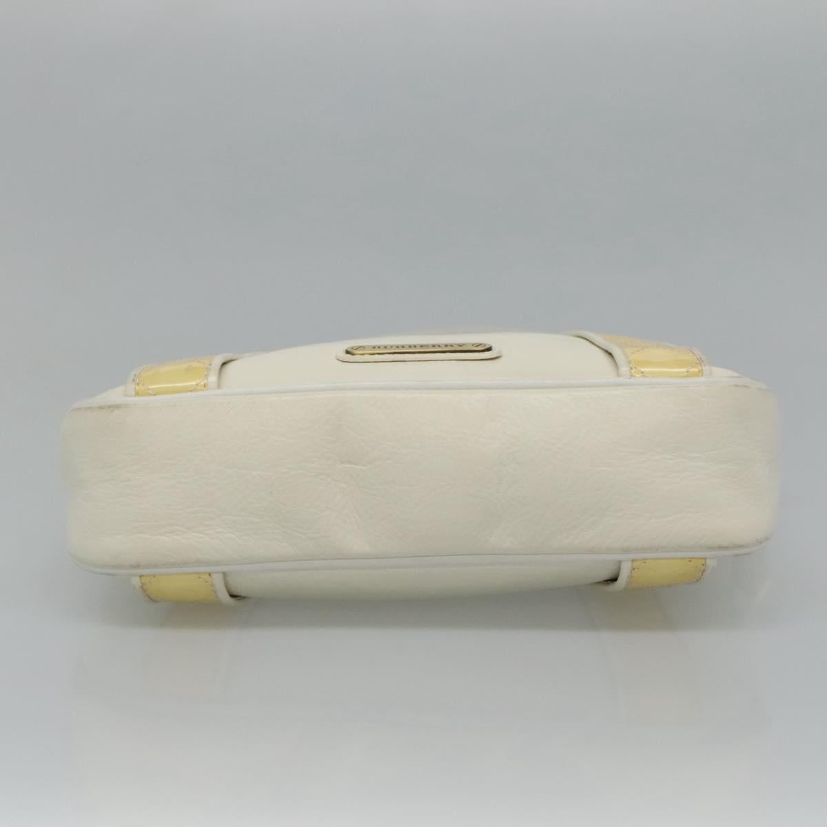 Burberry - Beige Leather Shoulder Bag (Pre-Owned)