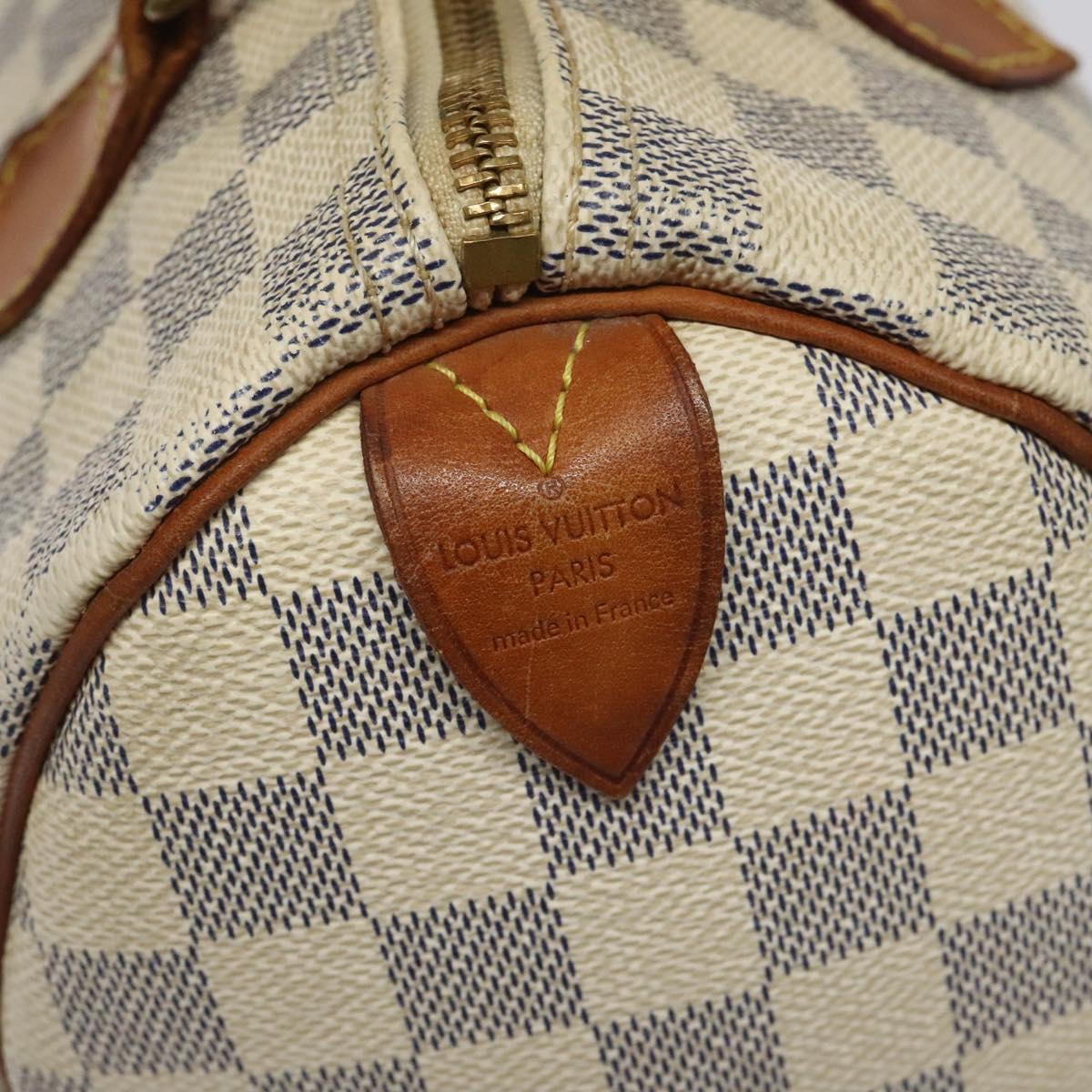 Louis Vuitton Speedy 25 Beige Canvas Handbag (Pre-Owned)