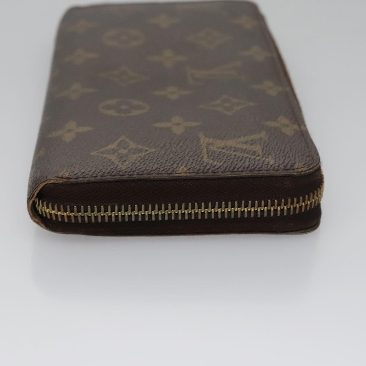 Louis Vuitton Zippy Wallet Brown Canvas Wallet (Pre-Owned)