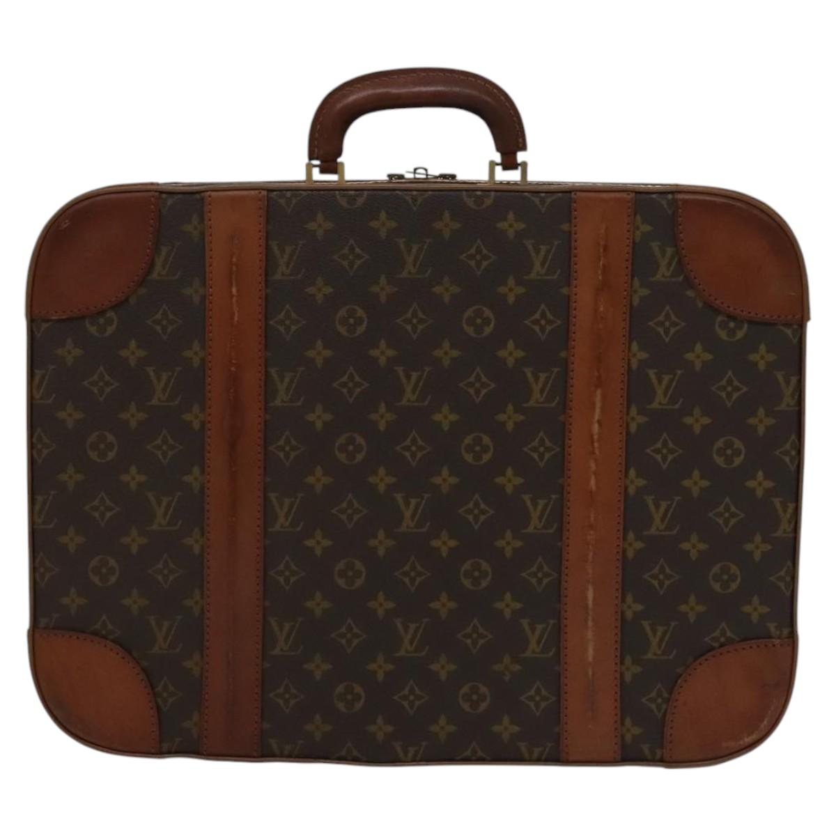 Louis Vuitton Stratos Brown Canvas Travel Bag (Pre-Owned)