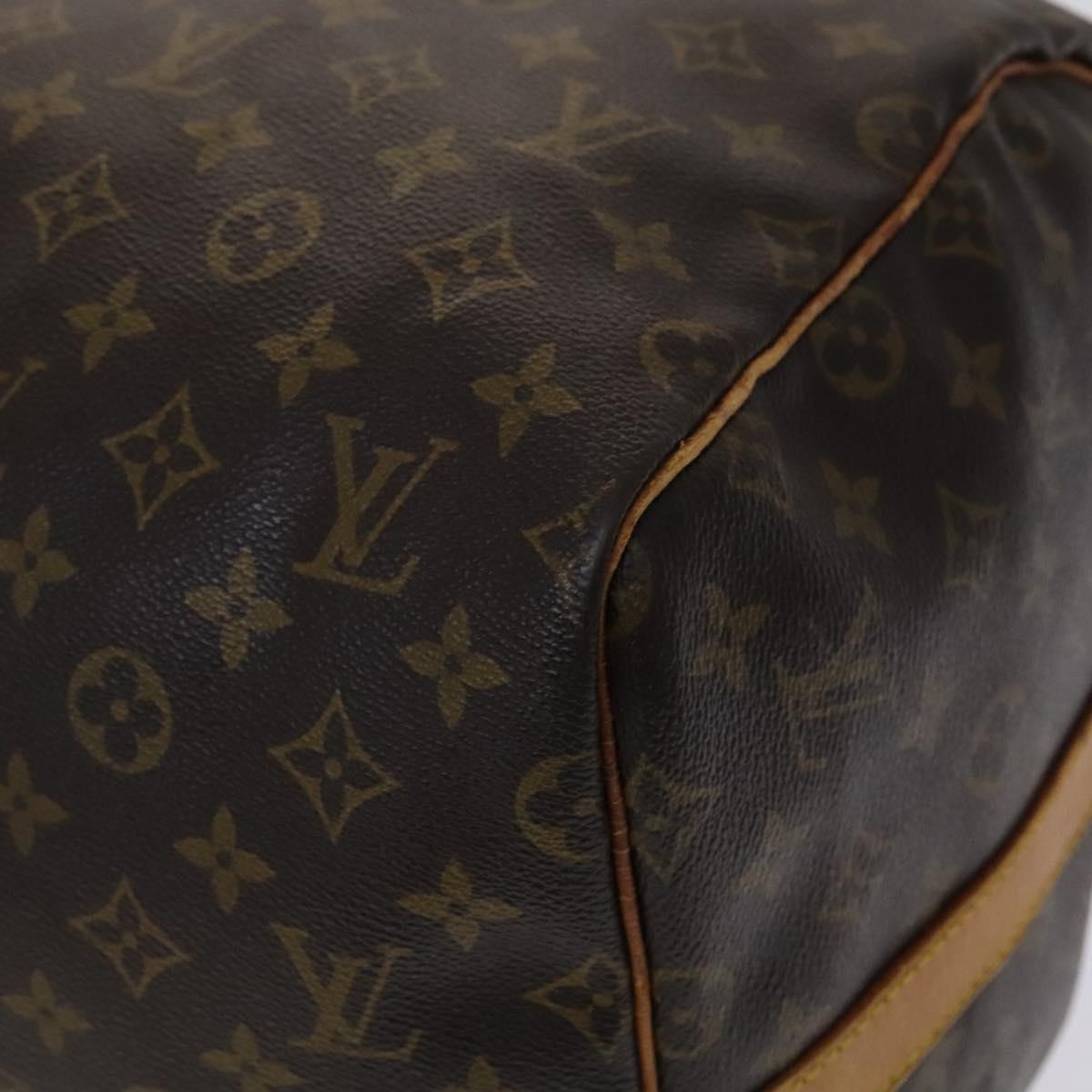 Louis Vuitton Keepall Bandouliere 55 Brown Canvas Travel Bag (Pre-Owned)