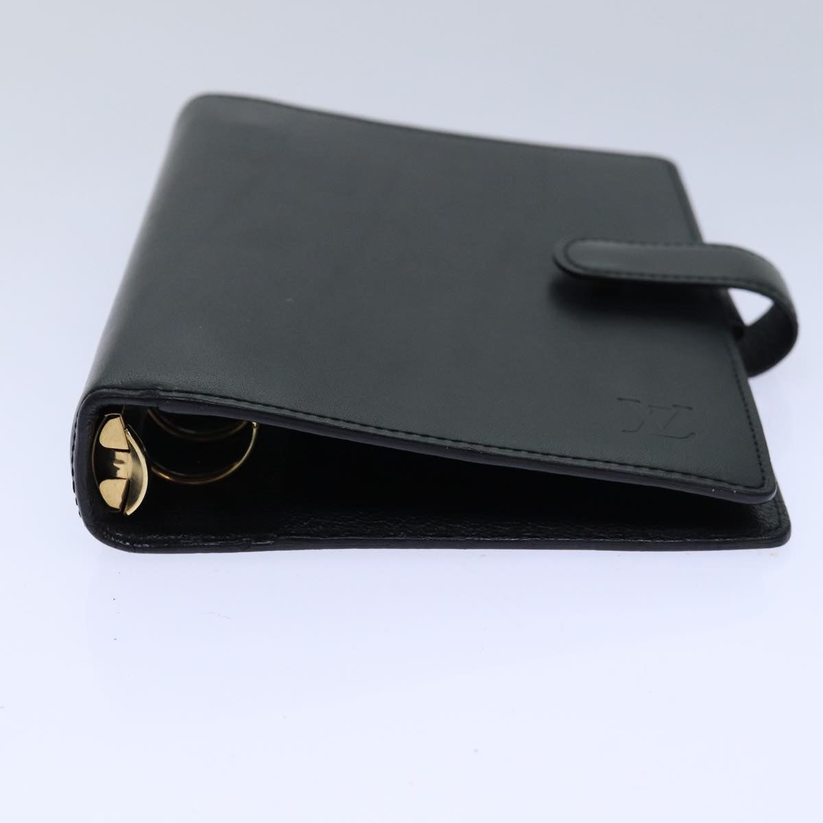 Louis Vuitton Agenda Mm Black Leather Wallet (Pre-Owned)