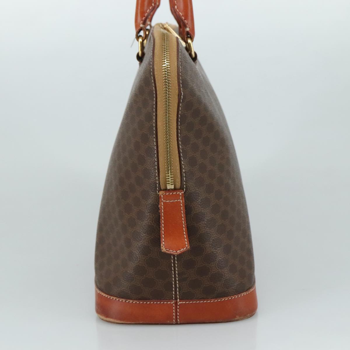Céline Macadam Brown Canvas Handbag (Pre-Owned)