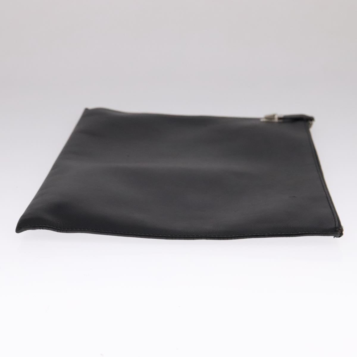 Prada Black Leather Clutch Bag (Pre-Owned)