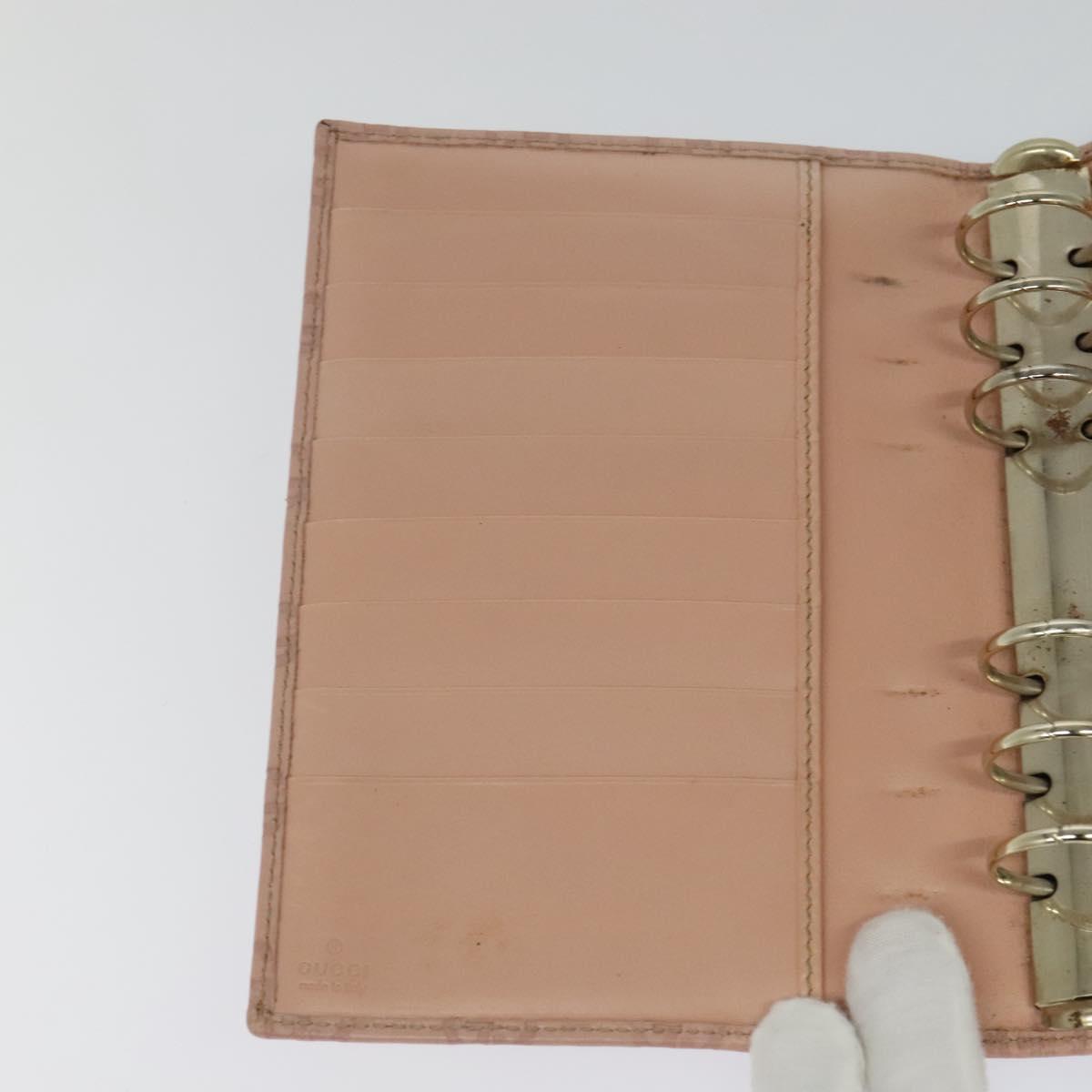 Gucci Couverture Agenda Pink Leather Wallet (Pre-Owned)