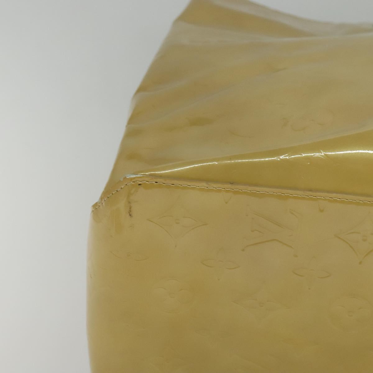 Louis Vuitton Reade Beige Patent Leather Tote Bag (Pre-Owned)