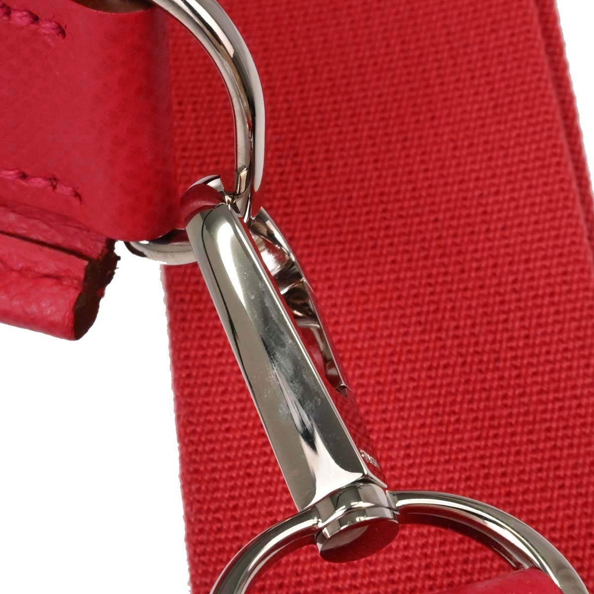 Hermes Evelyne Bag Gen Iii Epsom Red Leather Shoulder Bag Bag (Pre-Owned)