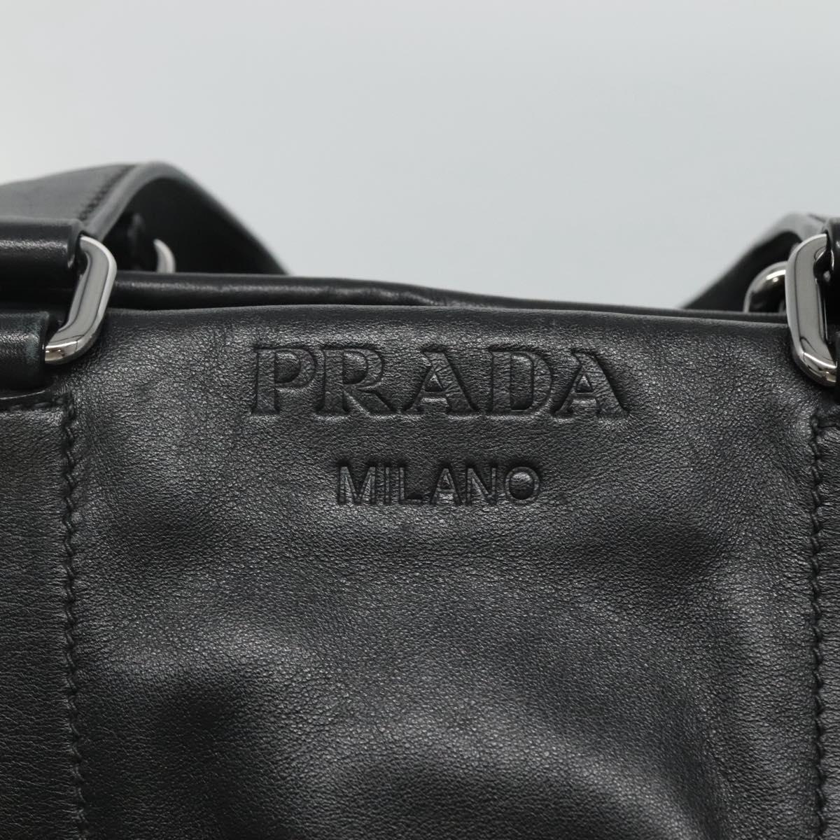 Prada Black Leather Tote Bag (Pre-Owned)