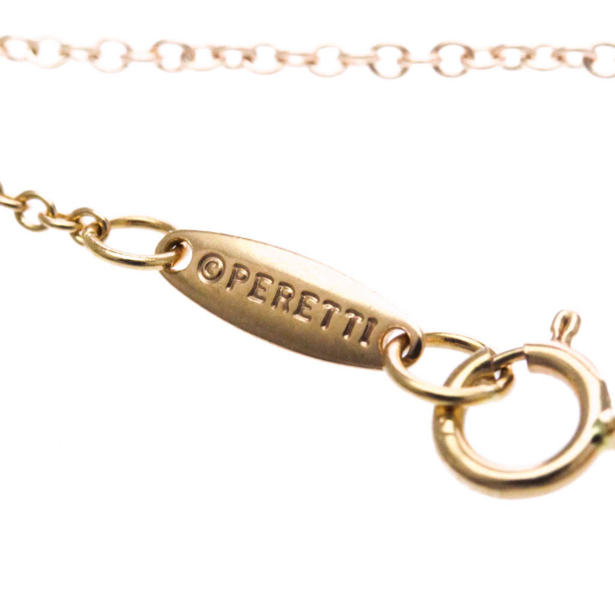 Tiffany & Co. Elsa Peretti Diamonds By The Yard 18K Rose Gold With Diamond Gold Pink_Gold Bracelet Jewelry (Pre-Owned)