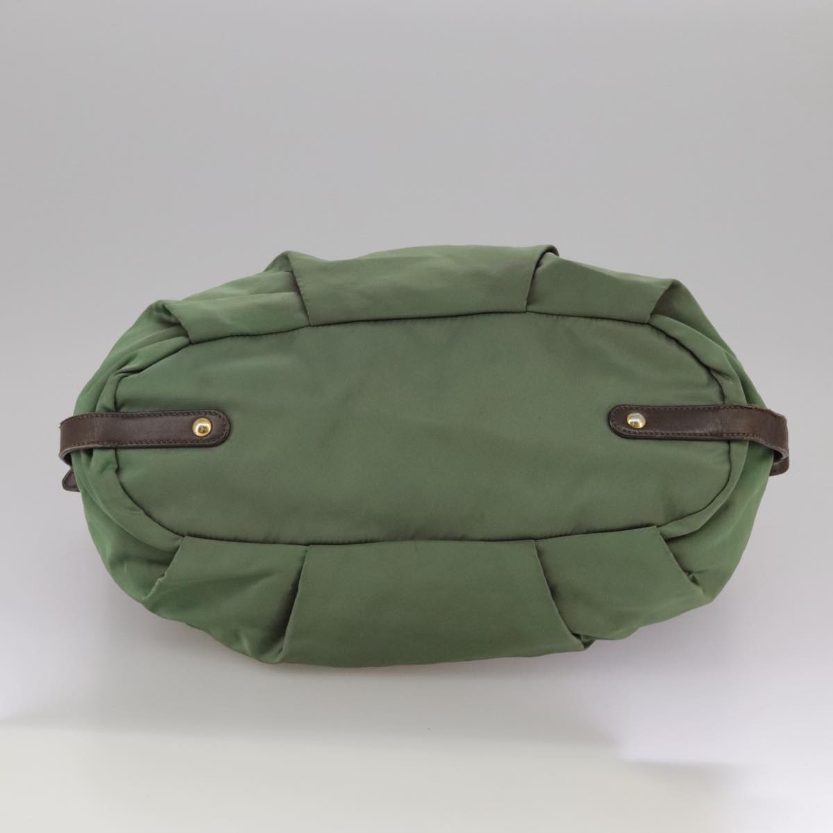 Prada Tessuto Green Synthetic Tote Bag (Pre-Owned)