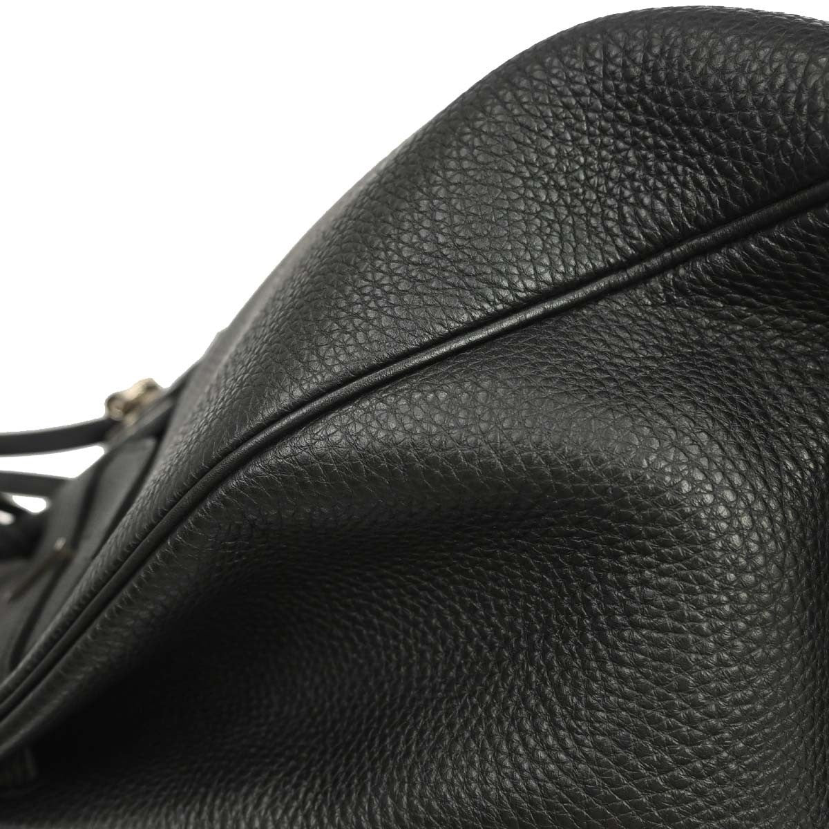 Hermes Birkin Black Togo With Palladium Hardware Black Calfskin Handbag (Pre-Owned)