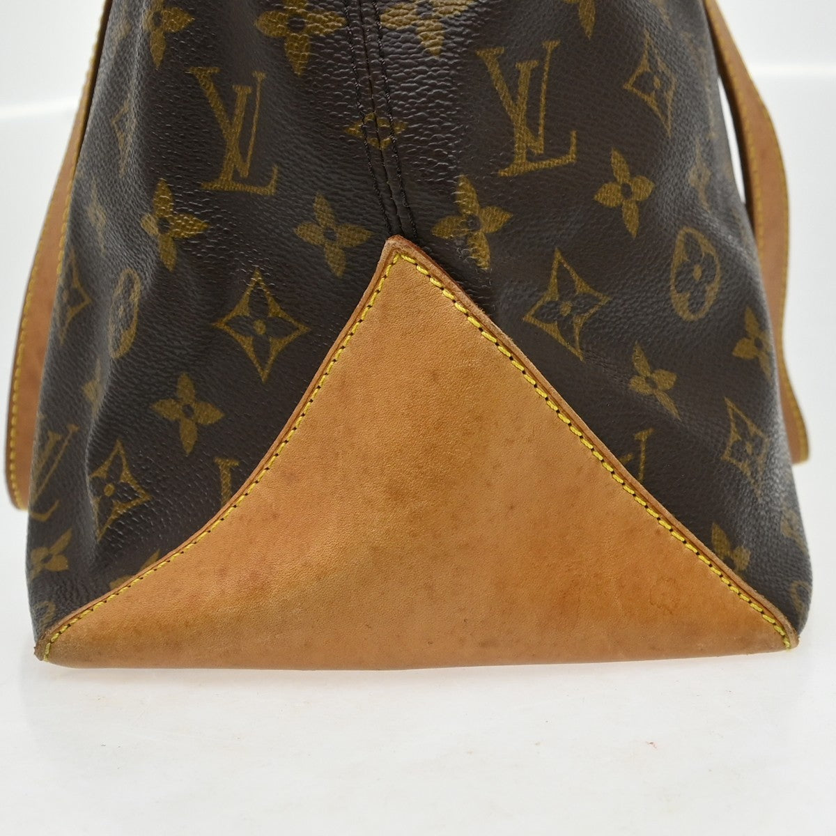 Louis Vuitton Cabas Mezzo Monogram Canvas Brown Canvas Tote Bag Bag (Pre-Owned)