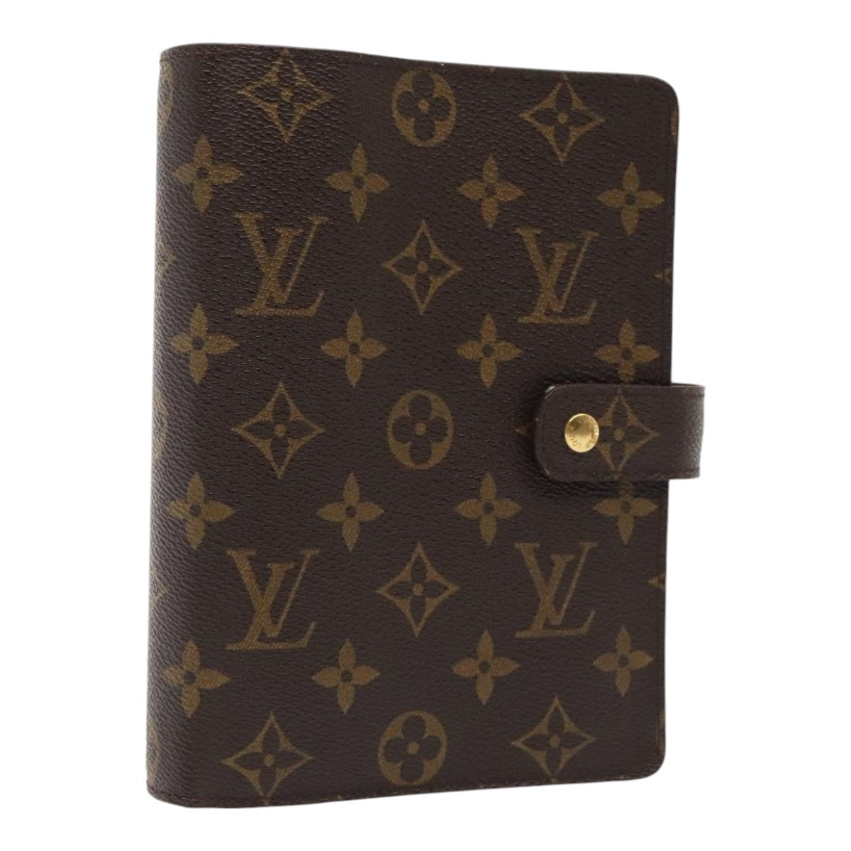 Louis Vuitton Agenda Cover Brown Canvas Wallet (Pre-Owned)
