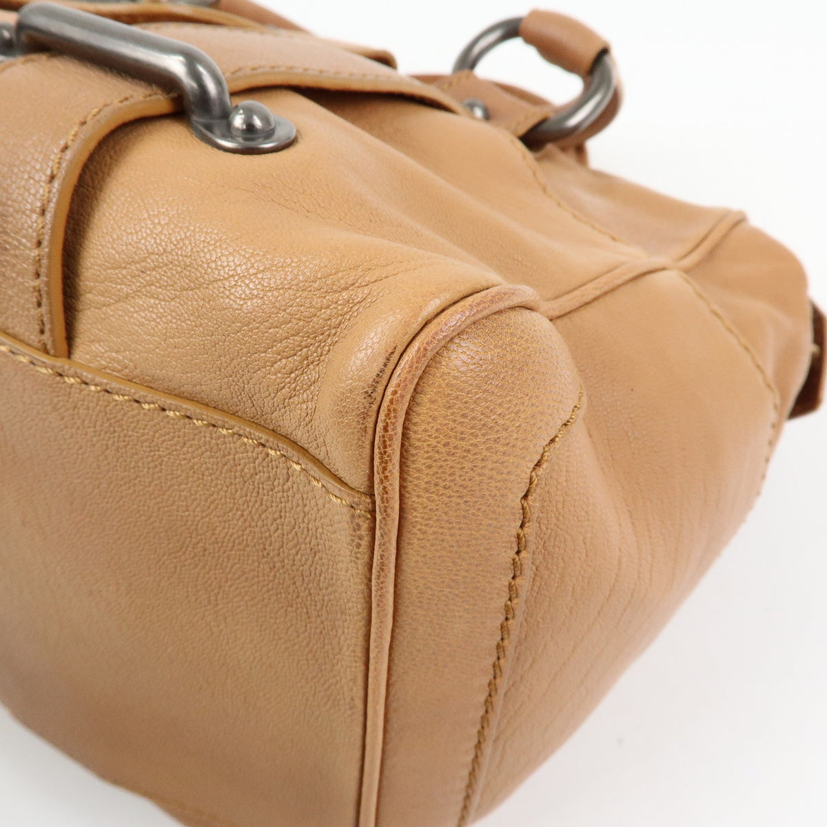 Celine Handbag Leather Brown Leather Handbag (Pre-Owned)