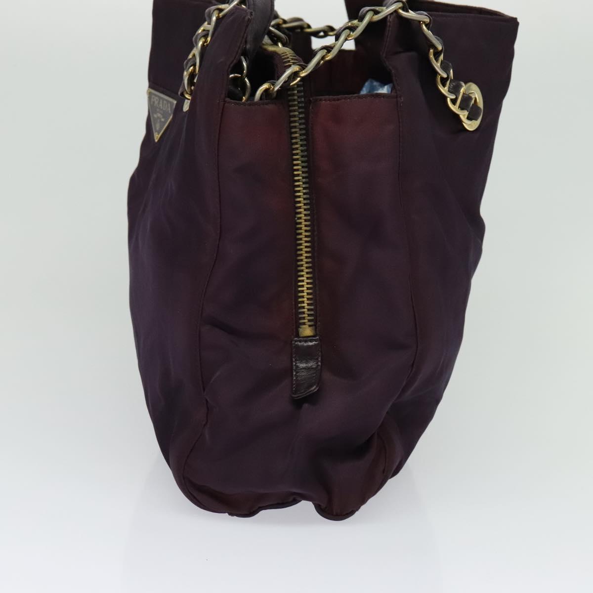 Prada Tessuto Purple Nylon Shoulder Bag (Pre-Owned)
