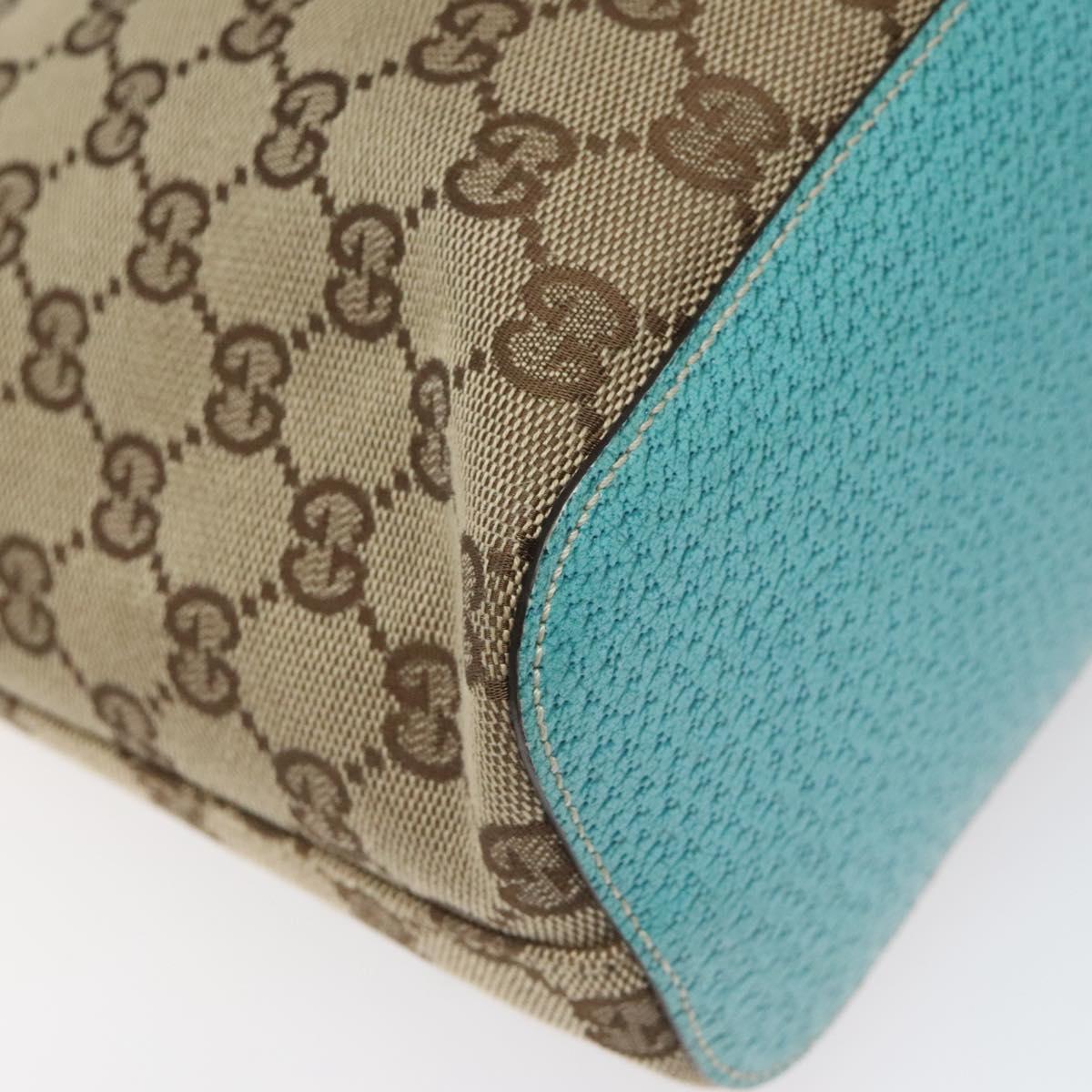 Gucci Beige Canvas Shoulder Bag (Pre-Owned)
