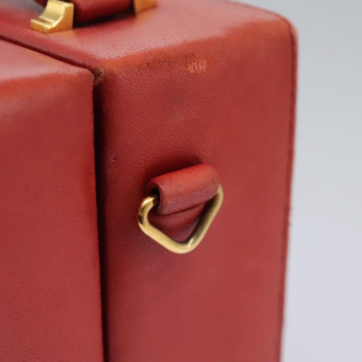 Chanel Cc Red Leather Handbag (Pre-Owned)