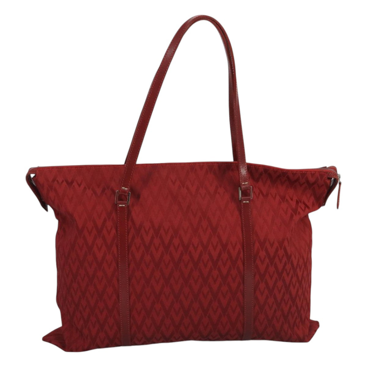 Valentino Garavani Red Canvas Tote Bag (Pre-Owned)