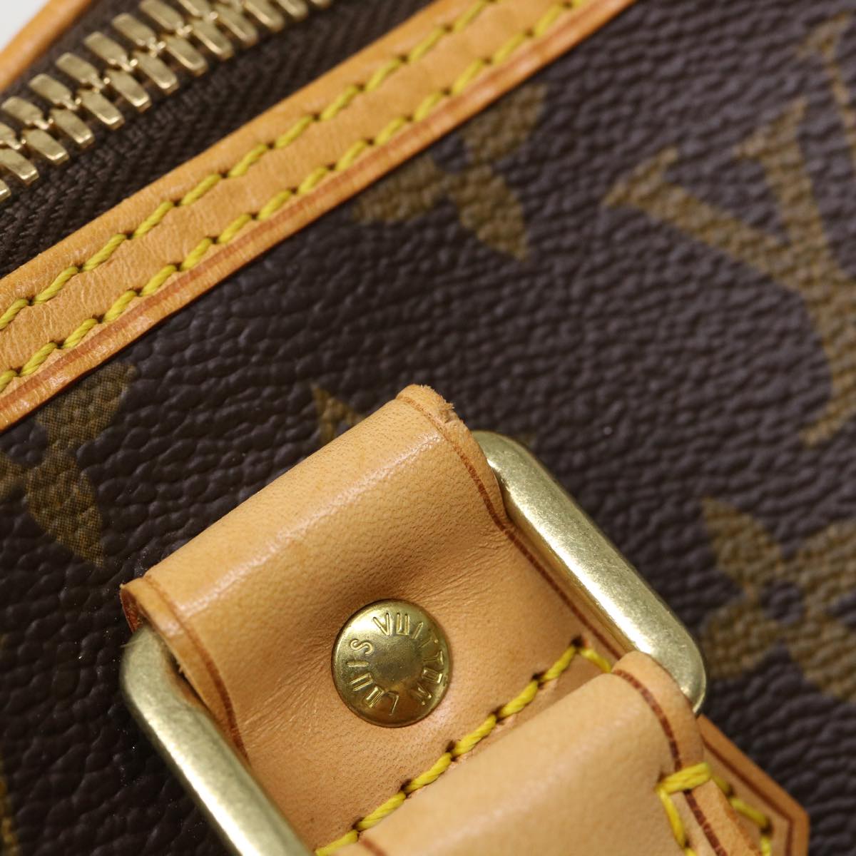 Louis Vuitton Alma Brown Canvas Travel Bag (Pre-Owned)