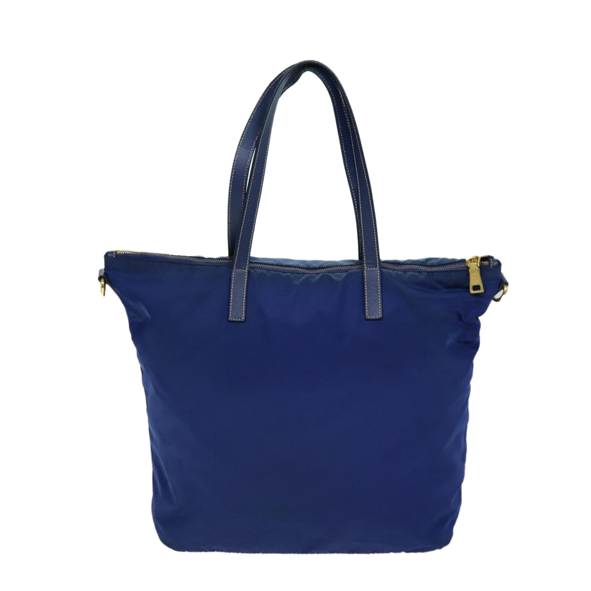 Prada Tessuto Blue Synthetic Tote Bag (Pre-Owned)