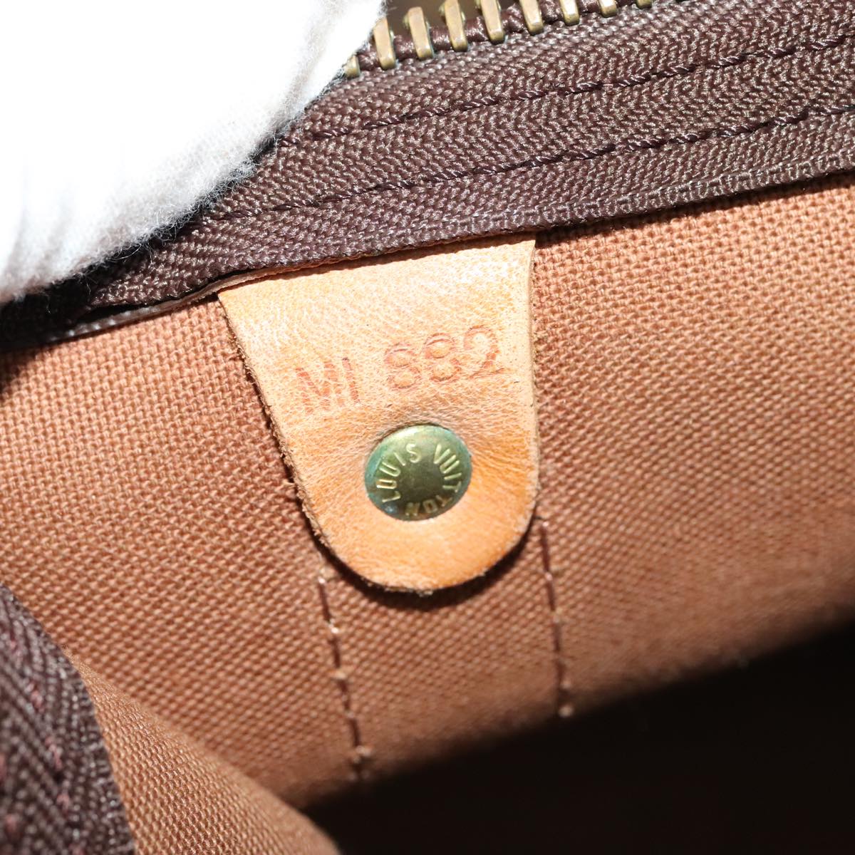 Louis Vuitton Keepall 60 Brown Canvas Travel Bag (Pre-Owned)