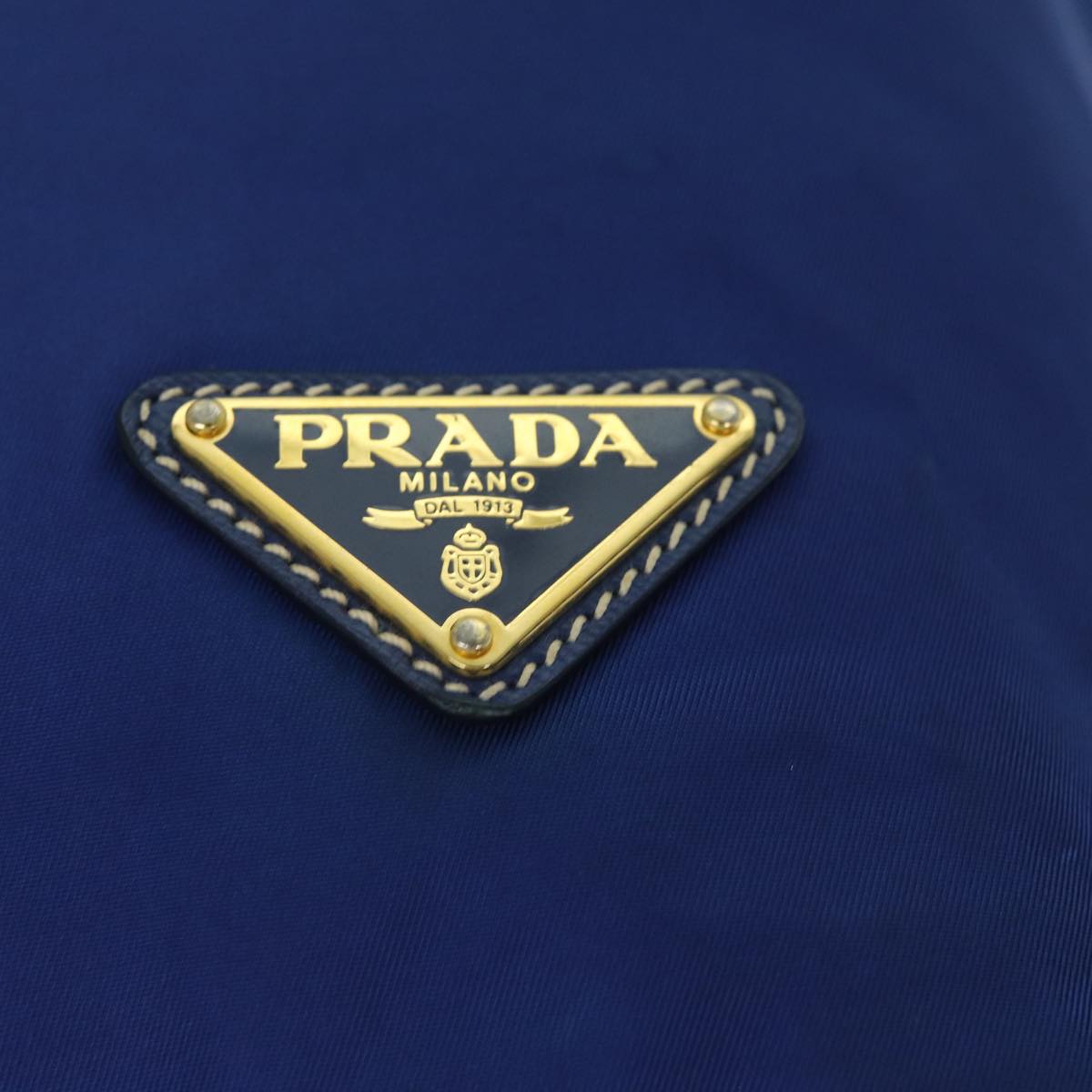 Prada Tessuto Blue Synthetic Tote Bag (Pre-Owned)