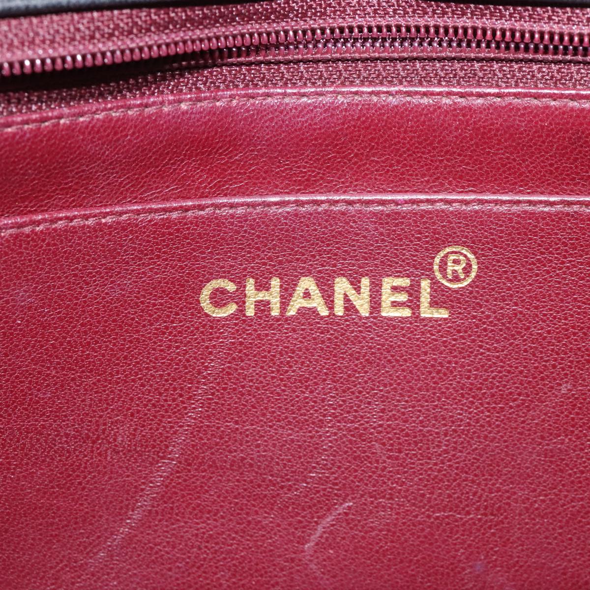 Chanel Diana Black Leather Shoulder Bag (Pre-Owned)