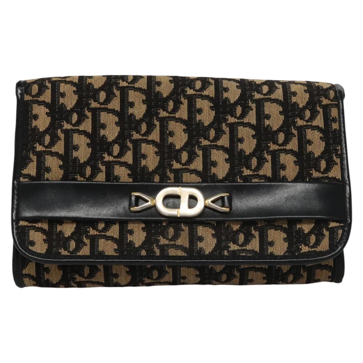 Dior 30 Montaigne Beige Canvas Shoulder Bag (Pre-Owned)