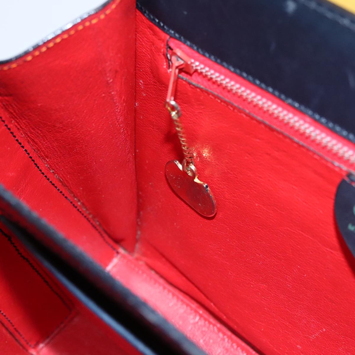 Céline Navy Leather Handbag (Pre-Owned)