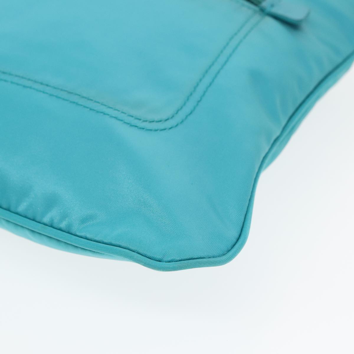 Prada Blue Synthetic Shoulder Bag (Pre-Owned)