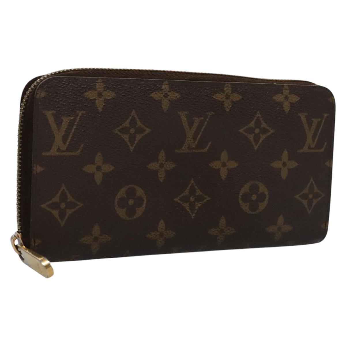Louis Vuitton Zippy Wallet Brown Canvas Wallet (Pre-Owned)