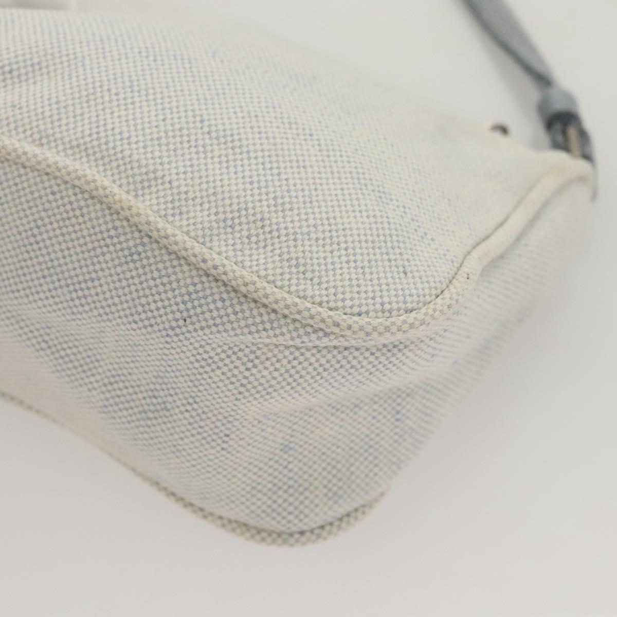 Prada Sports Blue Canvas Clutch Bag (Pre-Owned)