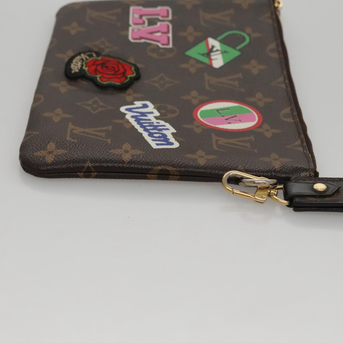 Louis Vuitton City Brown Canvas Clutch Bag (Pre-Owned)
