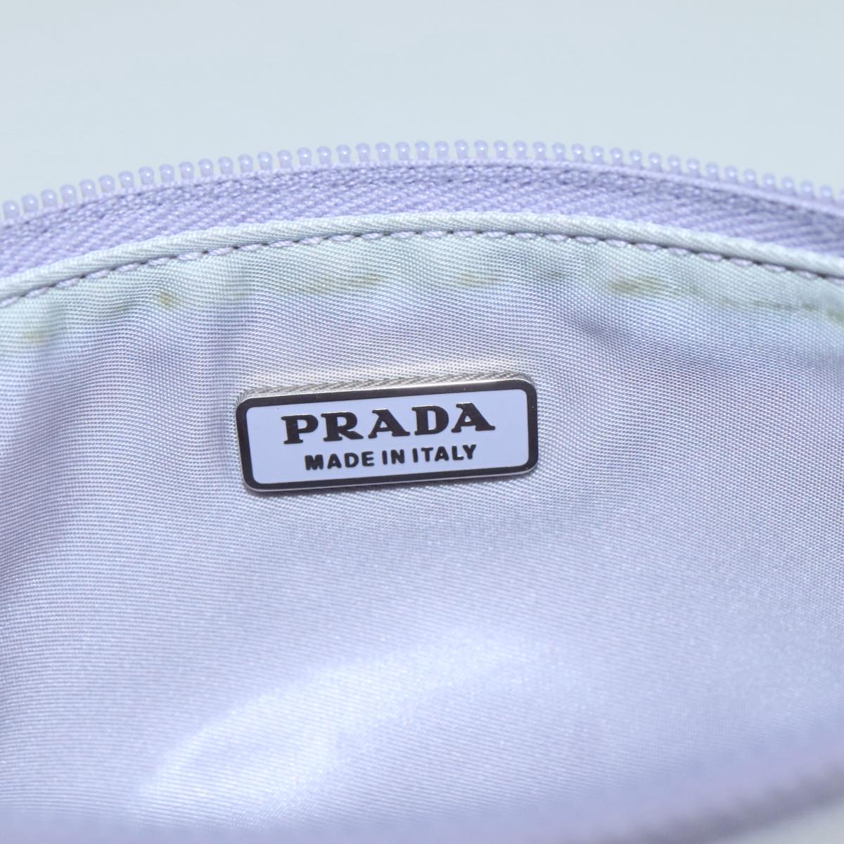 Prada Purple Synthetic Clutch Bag (Pre-Owned)
