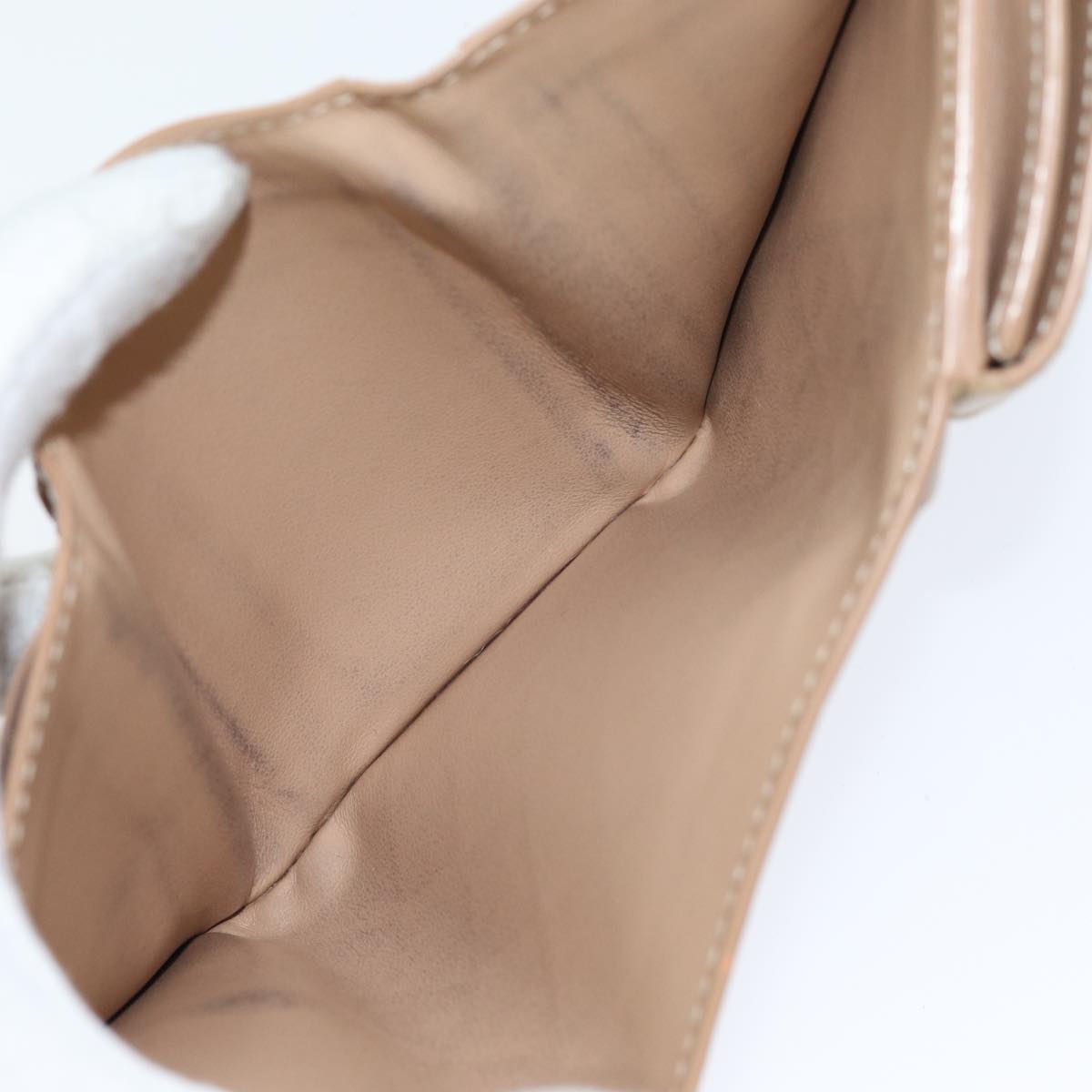 Bottega Veneta Intrecciato Beige Leather Wallet (Pre-Owned)