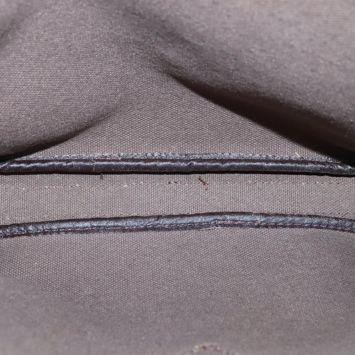 Yves Saint Laurent Grey Canvas Clutch Bag (Pre-Owned)
