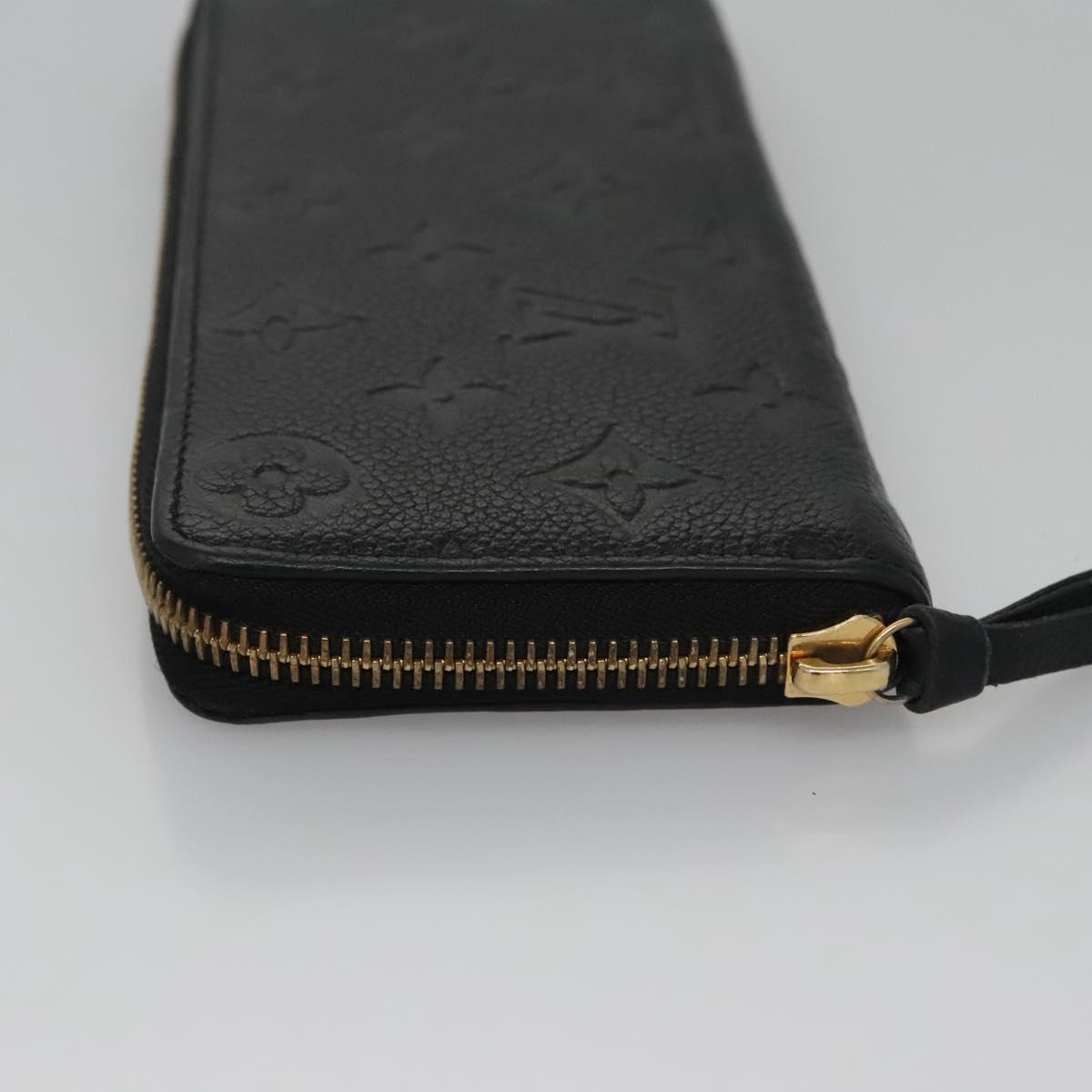 Louis Vuitton Portefeuille Clémence Navy Leather Wallet (Pre-Owned)