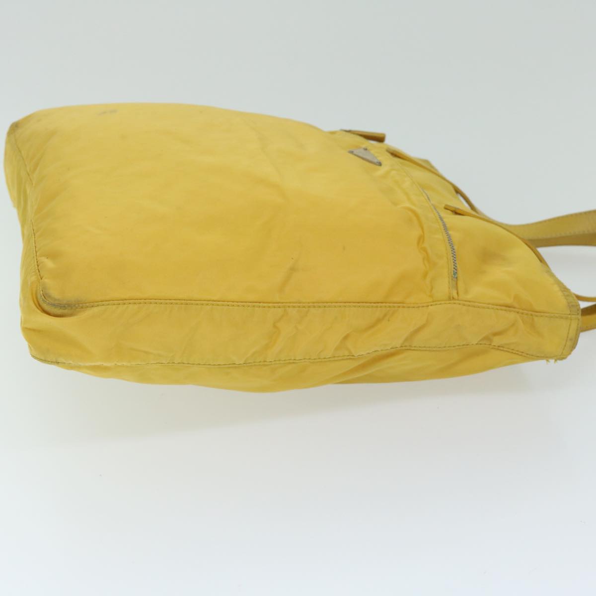 Prada Tessuto Yellow Synthetic Tote Bag (Pre-Owned)