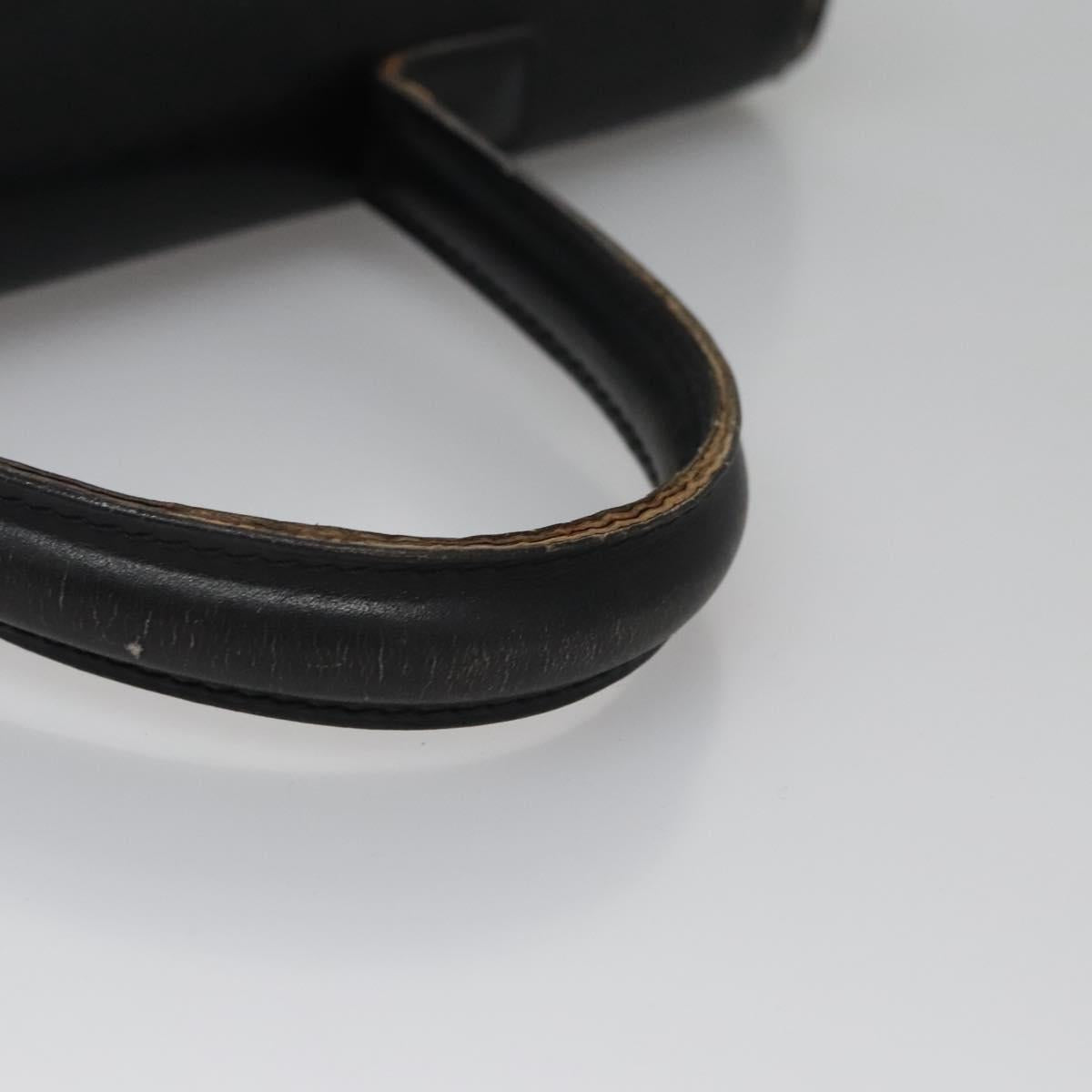 Céline Macadam Black Leather Handbag (Pre-Owned)