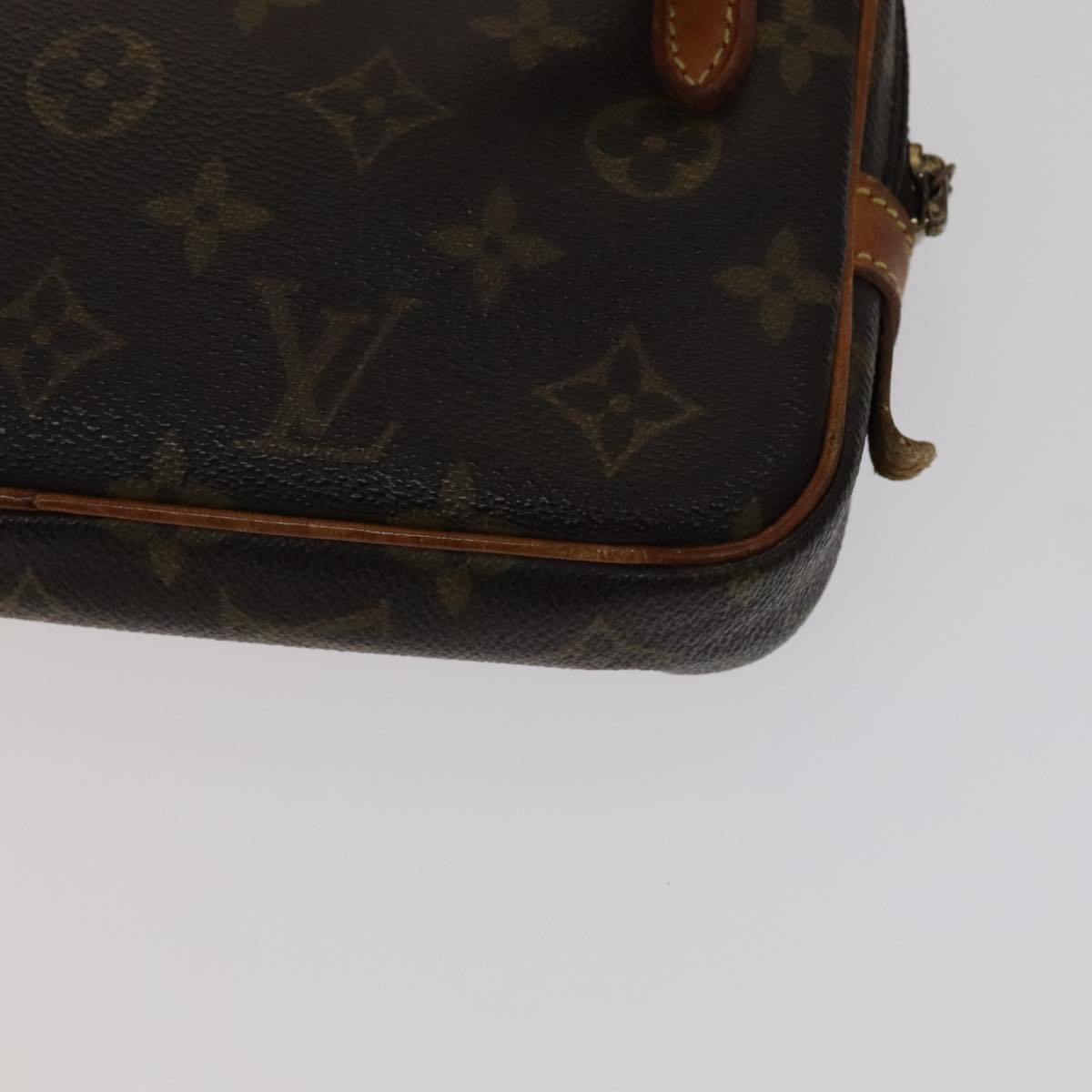 Louis Vuitton Marly Brown Canvas Shoulder Bag (Pre-Owned)